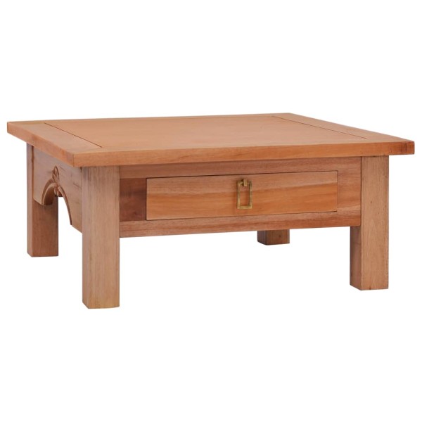 Mesa de centro de madera maciza caoba 68x68x30 cm Mesa de centro de madera maciza caoba 68x68x30 cm