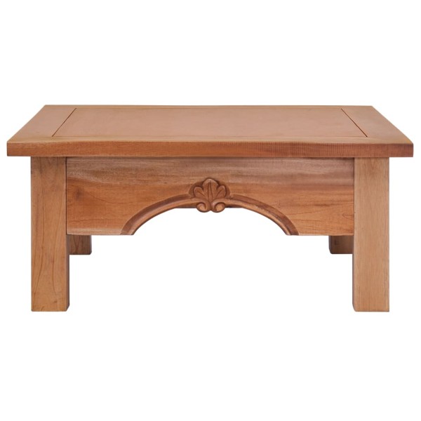 Mesa de centro de madera maciza caoba 68x68x30 cm Mesa de centro de madera maciza caoba 68x68x30 cm