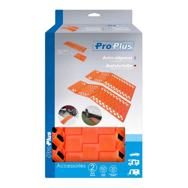 Set de 2 esteras de tracción plegables para coches ProPlus