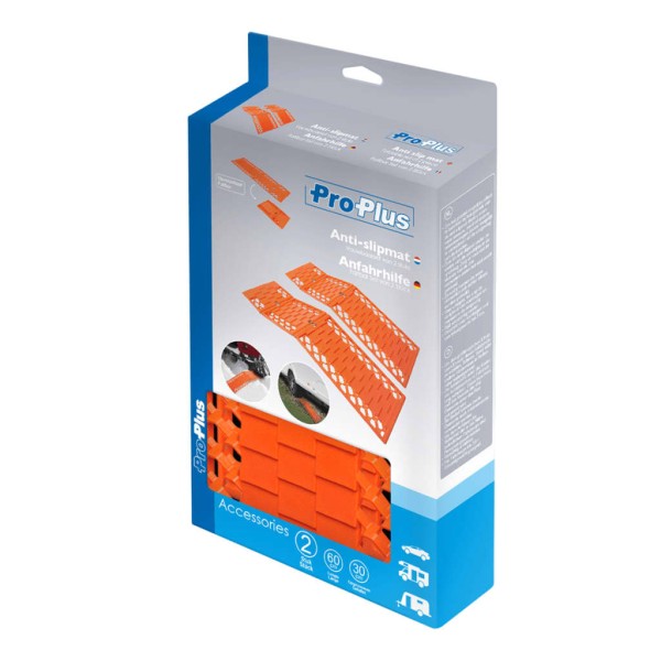 Set de 2 esteras de tracción plegables para coches ProPlus