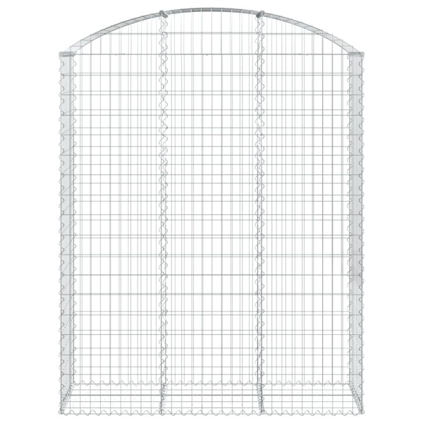 Cesta gaviones forma arco hierro galvanizado 150x50x180/200 cm Cesta gaviones forma arco hierro galvanizado 150x50x180/200 cm