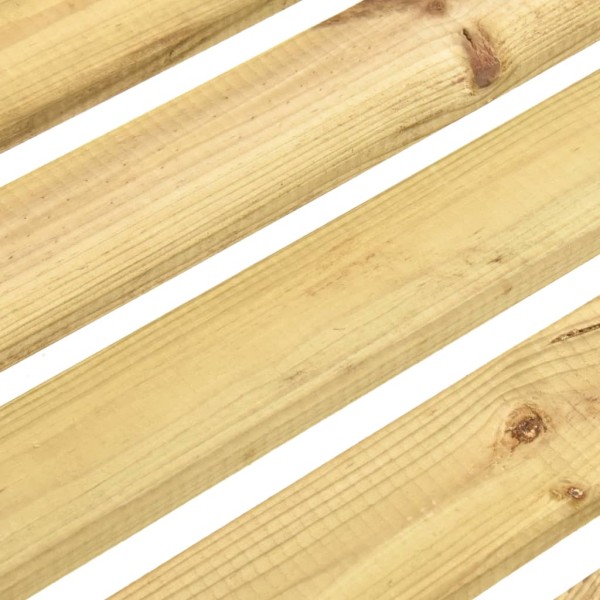 Banco de jardín de madera de pino impregnada 120 cm Banco de jardín de madera de pino impregnada 120 cm