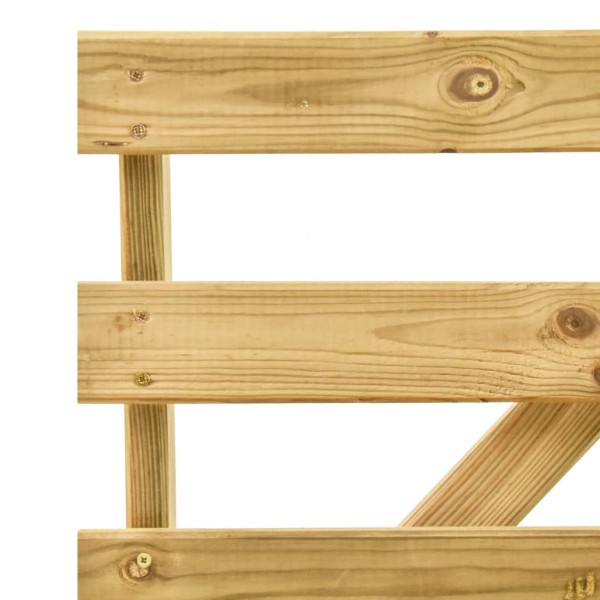 Banco de jardín de madera de pino impregnada 120 cm Banco de jardín de madera de pino impregnada 120 cm