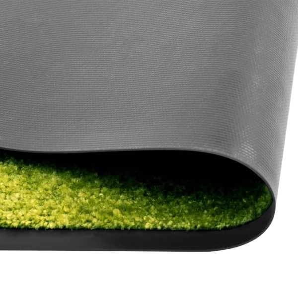 Felpudo lavable verde 60x180 cm