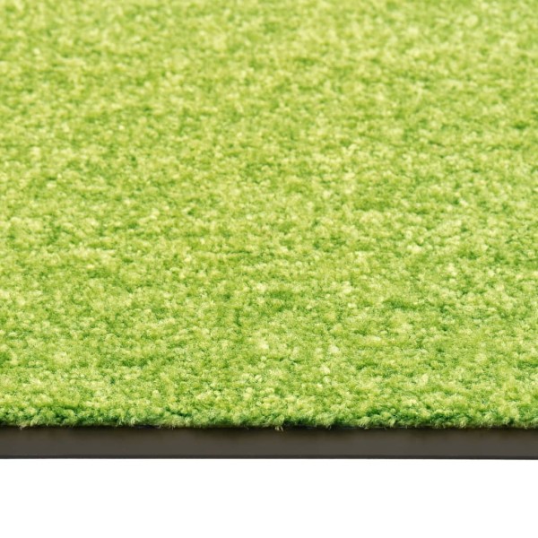 Felpudo lavable verde 60x180 cm