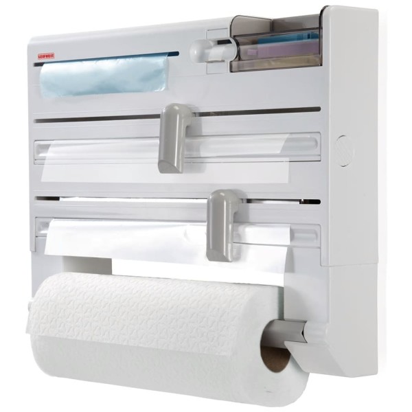 Leifheit Portarrollos de cocina de pared Parat Plus blanco 25723 Leifheit Portarrollos de cocina de pared Parat Plus blanco 25723