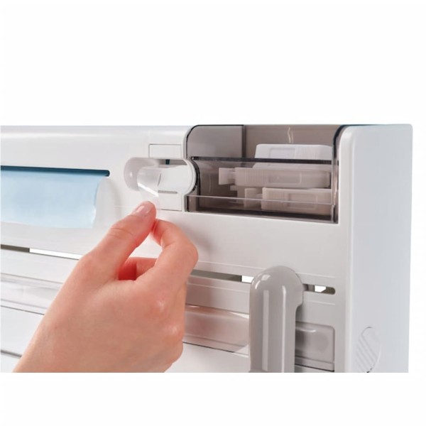 Leifheit Portarrollos de cocina de pared Parat Plus blanco 25723 Leifheit Portarrollos de cocina de pared Parat Plus blanco 25723