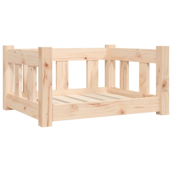 Cama para perros madera maciza de pino 55,5x45,5x28 cm Cama para perros madera maciza de pino 55,5x45,5x28 cm