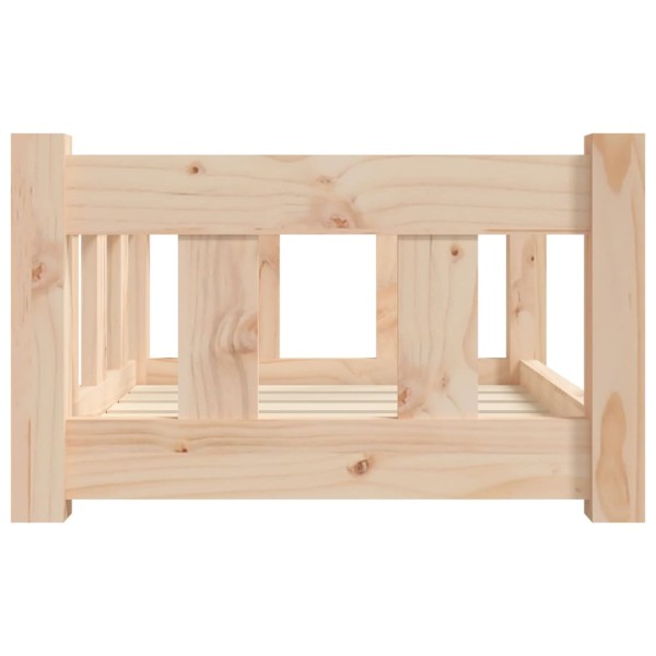 Cama para perros madera maciza de pino 55,5x45,5x28 cm Cama para perros madera maciza de pino 55,5x45,5x28 cm