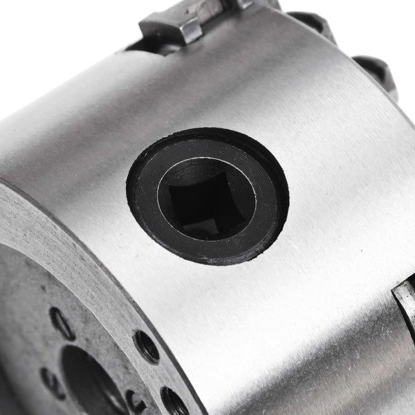 Mandril de torno autocentrante de 4 mordazas 80 mm acero Mandril de torno autocentrante de 4 mordazas 80 mm acero