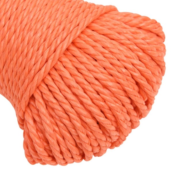 Cuerda de trabajo polipropileno naranja 3 mm 25 m