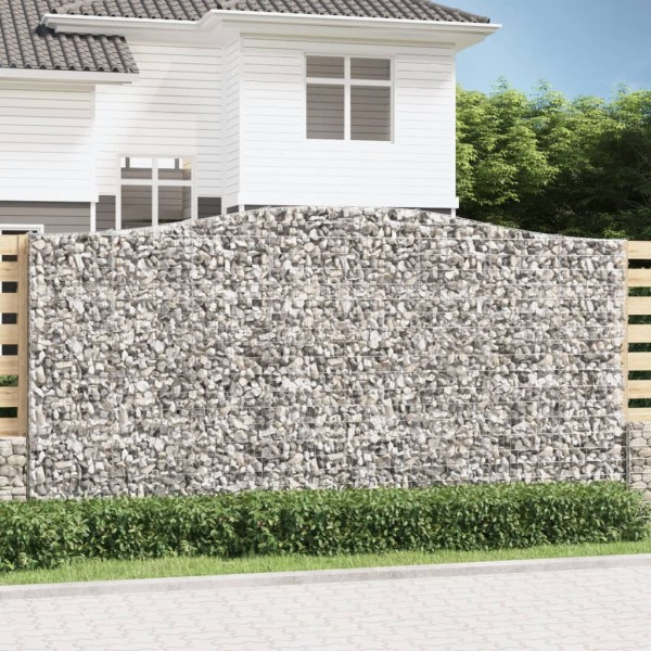 Cesta gaviones forma arco hierro galvanizado 400x30x200/220 cm Cesta gaviones forma arco hierro galvanizado 400x30x200/220 cm