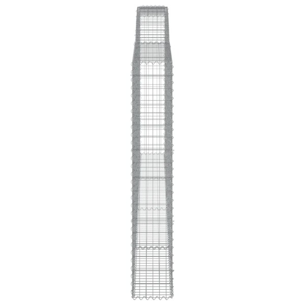 Cesta gaviones forma arco hierro galvanizado 400x30x180/200 cm Cesta gaviones forma arco hierro galvanizado 400x30x180/200 cm