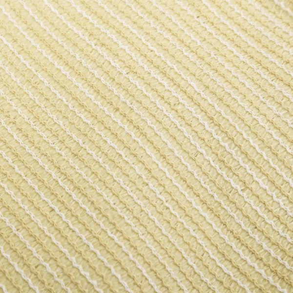 Toldo de vela beige HDPE 160 g/m² 2,5x2,5x3,5 m Toldo de vela beige HDPE 160 g/m² 2,5x2,5x3,5 m