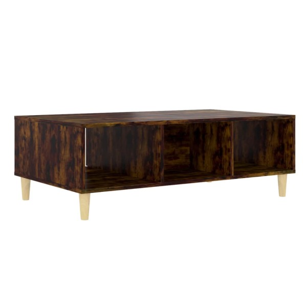 Mesa de centro madera de ingeniería roble ahumado 103,5x60x35cm Mesa de centro madera de ingeniería roble ahumado 103,5x60x35cm