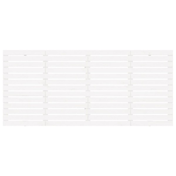 Cabecero cama de pared madera maciza pino blanco 186x3x91,5 cm Cabecero cama de pared madera maciza pino blanco 186x3x91,5 cm