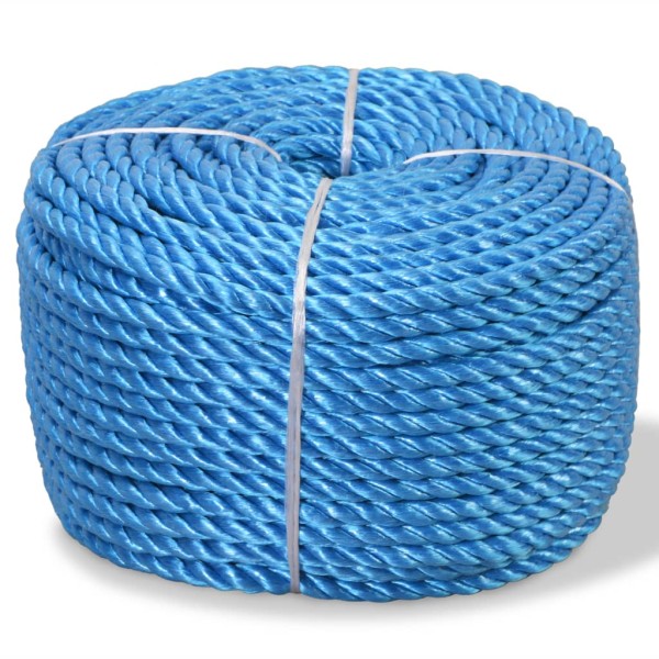 Cuerda torcida de polipropileno 10 mm 250 m azul Cuerda torcida de polipropileno 10 mm 250 m azul