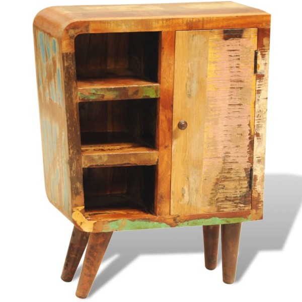 Aparador de madera reciclada con 1 puerta estilo vintage Aparador de madera reciclada con 1 puerta estilo vintage
