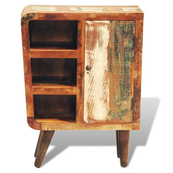 Aparador de madera reciclada con 1 puerta estilo vintage Aparador de madera reciclada con 1 puerta estilo vintage