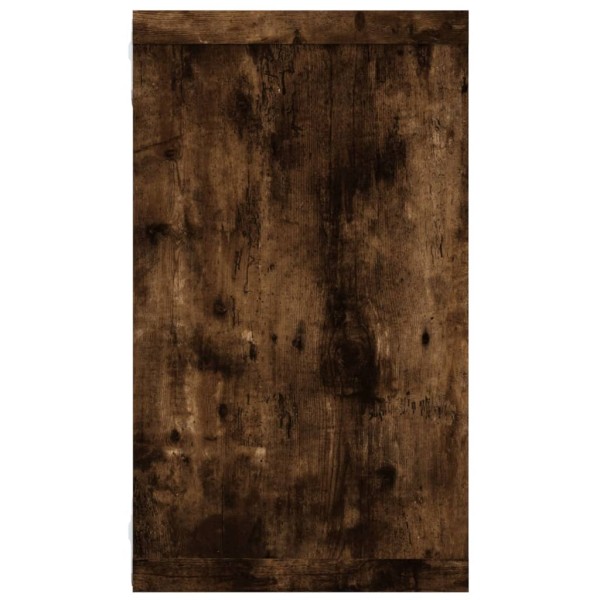 Estante cúbico de pared 2 uds madera roble ahumado 80x15x26,5cm Estante cúbico de pared 2 uds madera roble ahumado 80x15x26,5cm