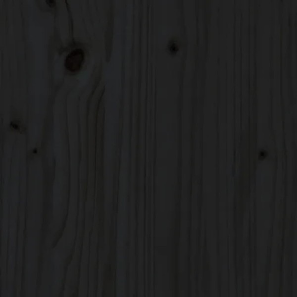Cabecero de cama madera maciza de pino negro 81x4x110 cm Cabecero de cama madera maciza de pino negro 81x4x110 cm
