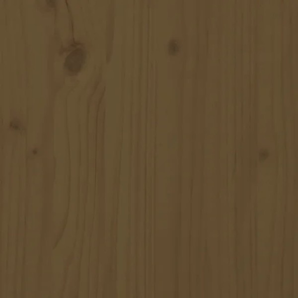 Cabecero de cama madera maciza de pino marrón miel 103,5x3x81cm