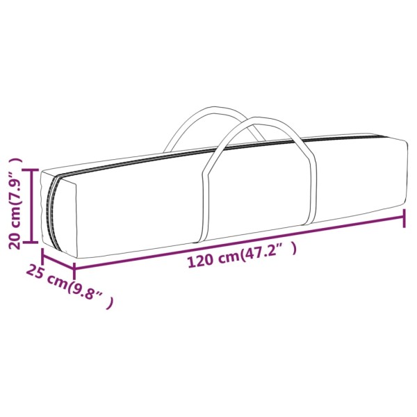 Carpa para fiestas plegable blanco 3x6 m Carpa para fiestas plegable blanco 3x6 m