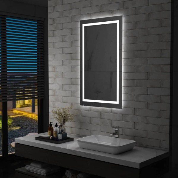 Espejo de baño con LED y sensor táctil 60x100 cm Espejo de baño con LED y sensor táctil 60x100 cm
