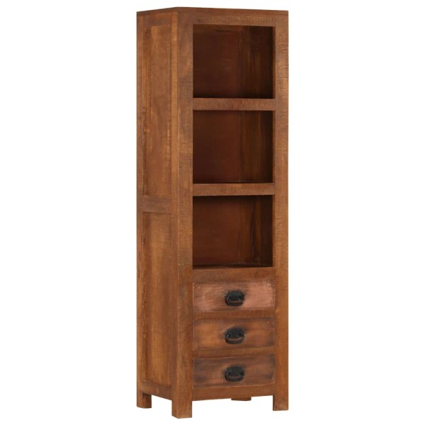 Aparador con 3 cajones madera de mango maciza 40x30x130 cm Aparador con 3 cajones madera de mango maciza 40x30x130 cm