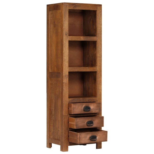 Aparador con 3 cajones madera de mango maciza 40x30x130 cm Aparador con 3 cajones madera de mango maciza 40x30x130 cm