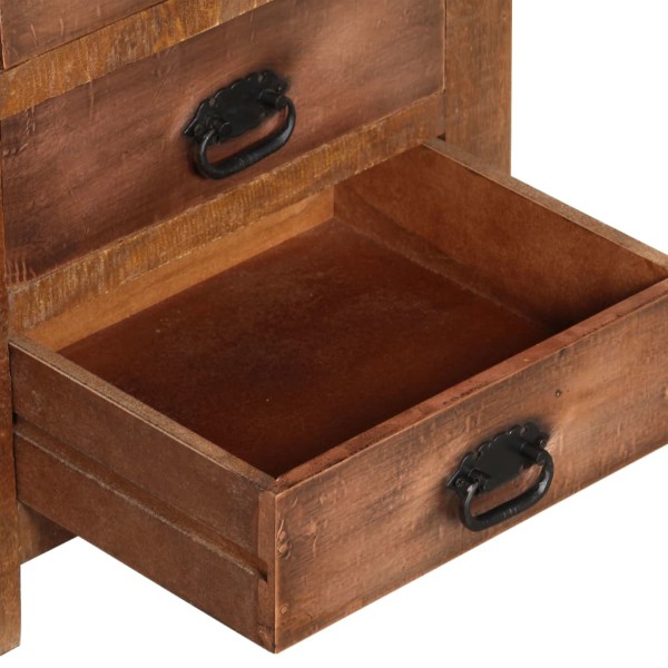 Aparador con 3 cajones madera de mango maciza 40x30x130 cm Aparador con 3 cajones madera de mango maciza 40x30x130 cm