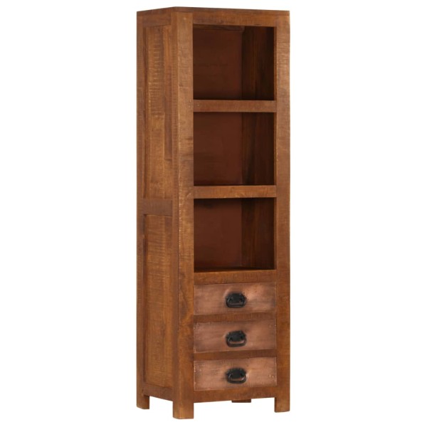 Aparador con 3 cajones madera de mango maciza 40x30x130 cm Aparador con 3 cajones madera de mango maciza 40x30x130 cm