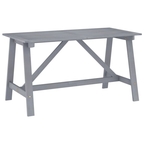 Mesa de comedor para jardín madera maciza acacia 140x70x73,5 cm Mesa de comedor para jardín madera maciza acacia 140x70x73,5 cm