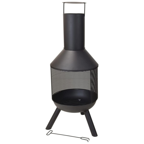 ProGarden Chimenea de metal 116 cm