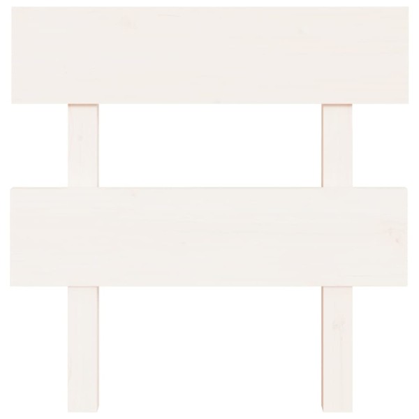 Cabecero de cama madera maciza de pino blanco 78,5x3x81 cm Cabecero de cama madera maciza de pino blanco 78,5x3x81 cm