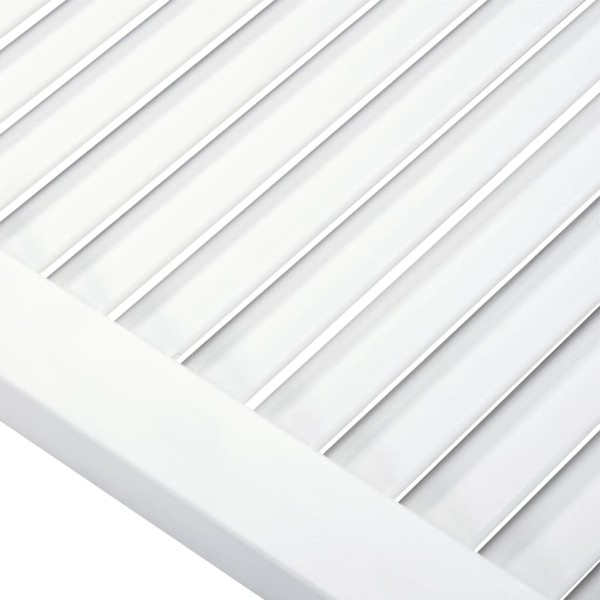 Puerta de armario lamas 4 uds madera pino blanco 69x49,4 cm Puerta de armario lamas 4 uds madera pino blanco 69x49,4 cm