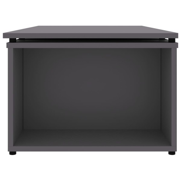 Mesa de centro madera contrachapada gris 150x50x35 cm Mesa de centro madera contrachapada gris 150x50x35 cm