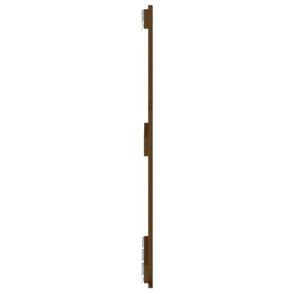 Cabecero cama pared madera maciza pino marrón miel 166x3x90 cm Cabecero cama pared madera maciza pino marrón miel 166x3x90 cm