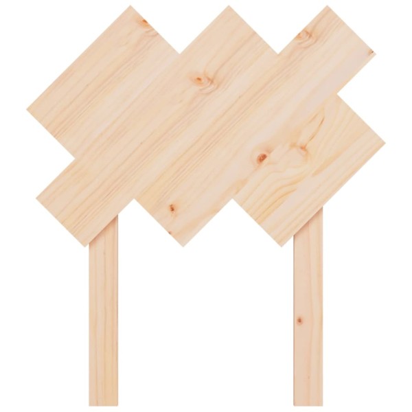 Cabecero de cama madera maciza de pino 72,5x3x81 cm