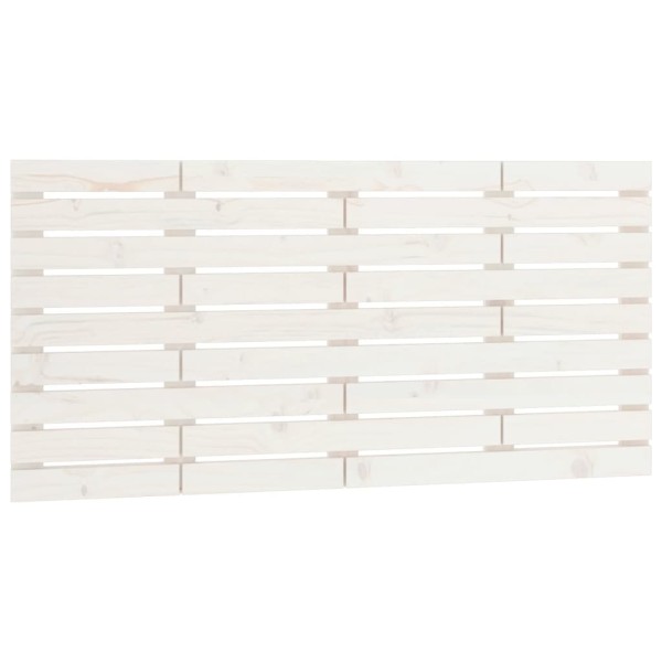 Cabecero de cama de pared madera maciza pino blanco 141x3x63 cm Cabecero de cama de pared madera maciza pino blanco 141x3x63 cm