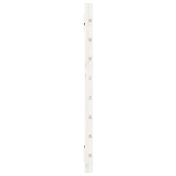 Cabecero de cama de pared madera maciza pino blanco 141x3x63 cm Cabecero de cama de pared madera maciza pino blanco 141x3x63 cm