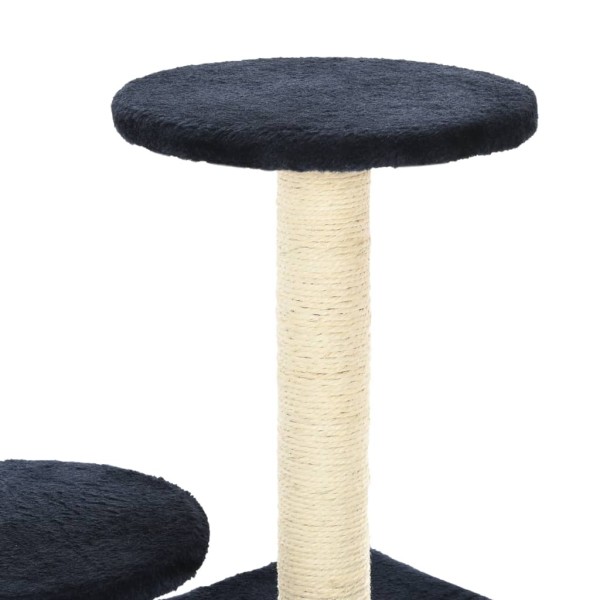 Rascador para gatos con poste de sisal azul oscuro 60 cm Rascador para gatos con poste de sisal azul oscuro 60 cm