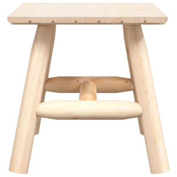 Mesa auxiliar madera maciza abeto 49x49x50 cm Mesa auxiliar madera maciza abeto 49x49x50 cm