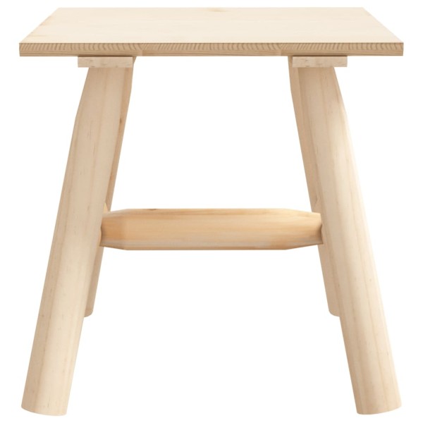 Mesa auxiliar madera maciza abeto 49x49x50 cm Mesa auxiliar madera maciza abeto 49x49x50 cm