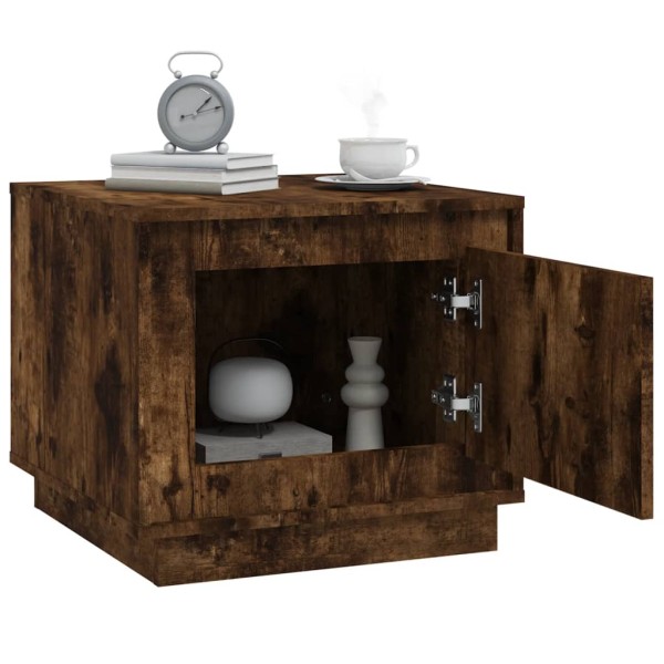 Mesa de centro madera contrachapada roble ahumado 51x50x44 cm Mesa de centro madera contrachapada roble ahumado 51x50x44 cm