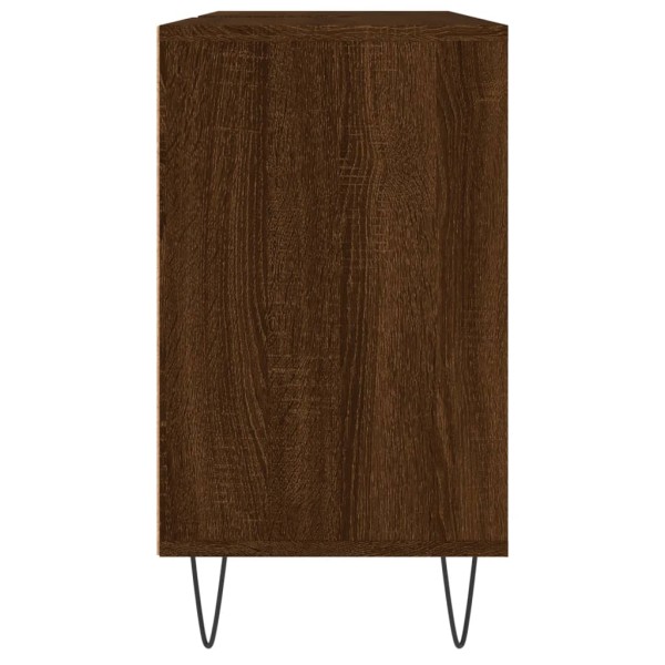 Mueble de baño madera de ingeniería roble marrón 80x33x60 cm Mueble de baño madera de ingeniería roble marrón 80x33x60 cm