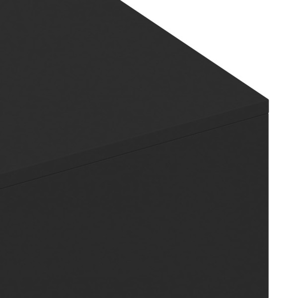 Mesa de centro madera de ingeniería negro 100x49,5x31 cm Mesa de centro madera de ingeniería negro 100x49,5x31 cm