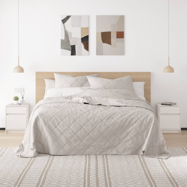 Mesitas de noche 2 uds madera maciza pino blanco 40x31x50 cm Mesitas de noche 2 uds madera maciza pino blanco 40x31x50 cm
