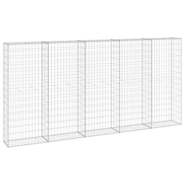 Muro de gaviones con cubiertas acero galvanizado 300x30x150 cm Muro de gaviones con cubiertas acero galvanizado 300x30x150 cm