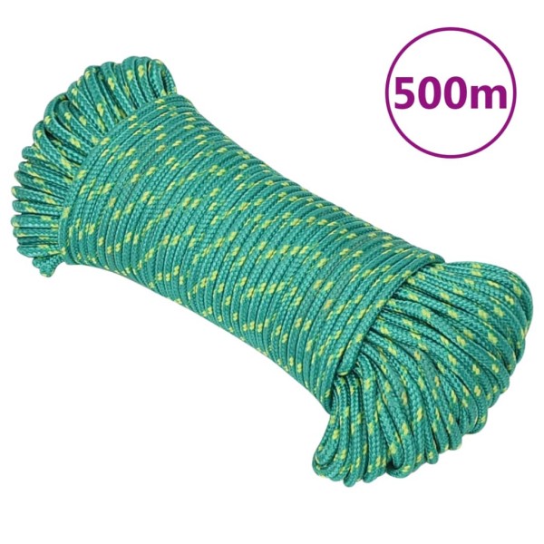 Cuerda de barco polipropileno verde 3 mm 500 m Cuerda de barco polipropileno verde 3 mm 500 m